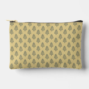 Pine forest minimalist pattern accessory pouch
