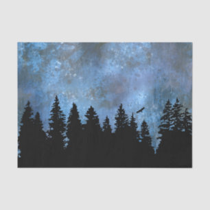 Pine Forest Night Tissue Paper