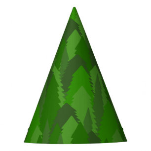 Pine Forest Party Hat