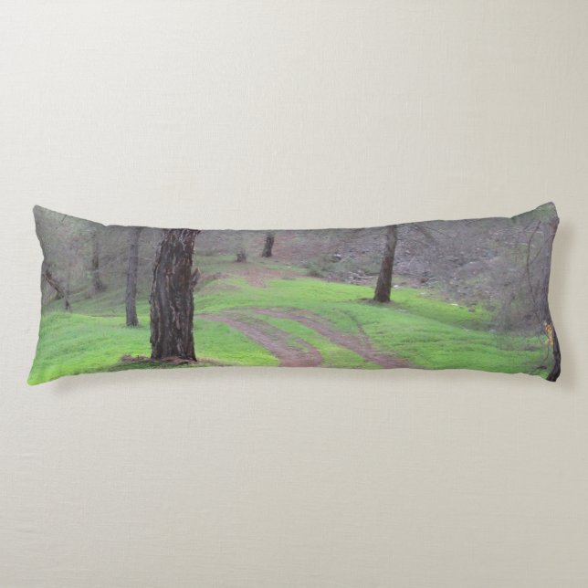 Pine Forest Road Body Cushion (Front)