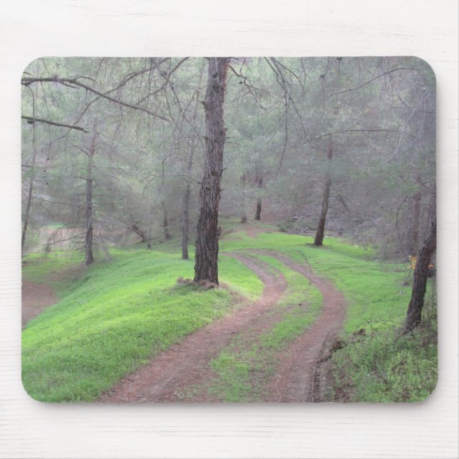 Pine Forest Road Mouse Mat (Front)