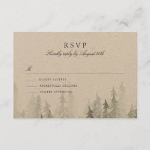 Pine Forest RSVP
