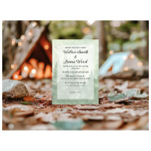 Pine Forest Rustic Minimalist Country Wedding