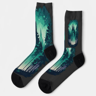 Pine Forest Socks
