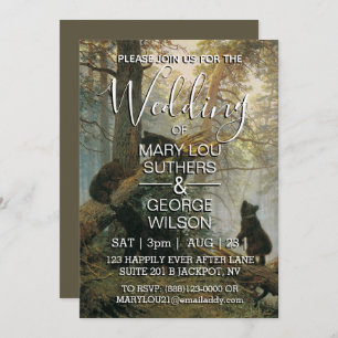 Pine Forest Wedding Invitation