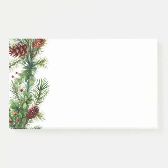 Pine Garland  Post-it Notes (Front)