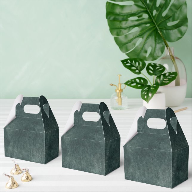 Pine Green Favour Box (Multiple)
