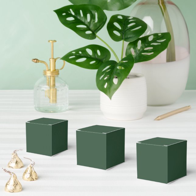 Pine Green Favour Box (Multiple)