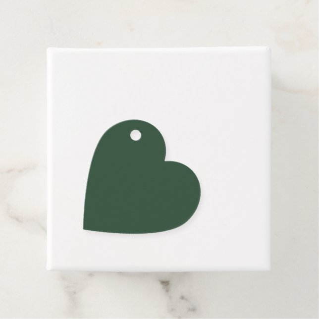 Pine Green Favour Tags (In Situ)