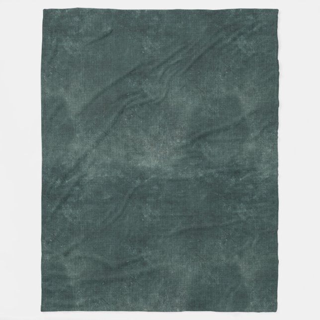 Pine Green Fleece Blanket (Front)