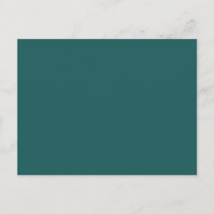 Pine Green Forest Solid Trend Colour Background Postcard