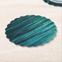 Pine Green Glitzy Tinsel Stripes Christmas