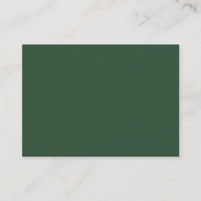 Pine Green Place Card (Front)