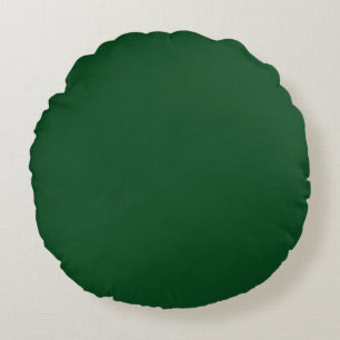 Pine Green (solid colour) Round Cushion