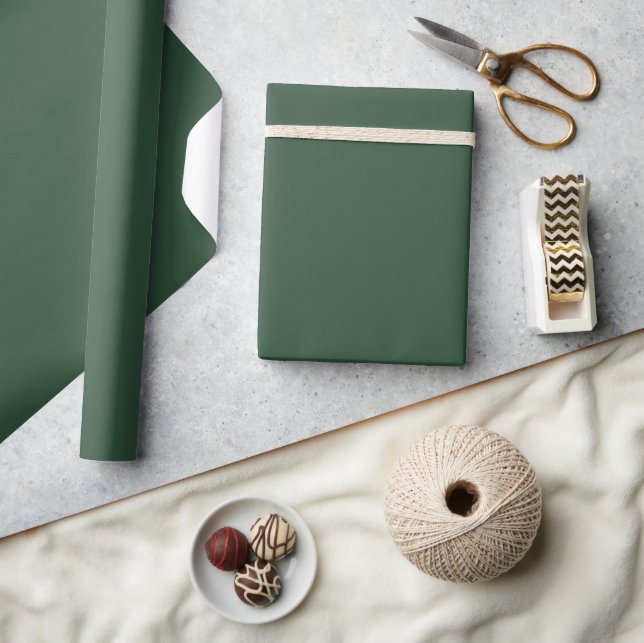 Pine Green Wrapping Paper (Crafts)