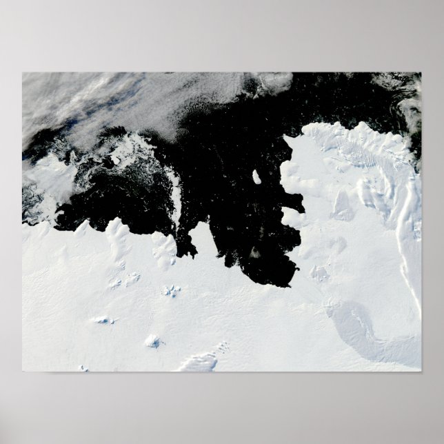 Pine Island Bay in West Antarctica Poster (Front)