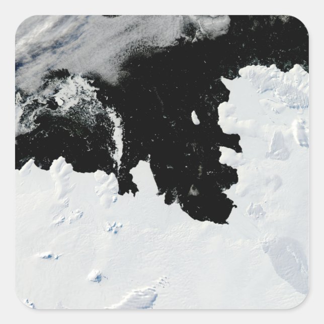 Pine Island Bay in West Antarctica Square Sticker (Front)