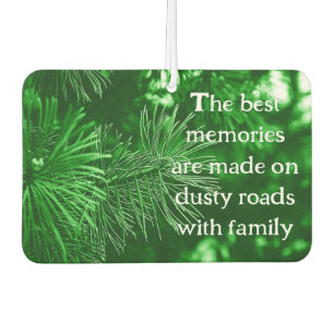 Pine landscape add your quote car air freshener
