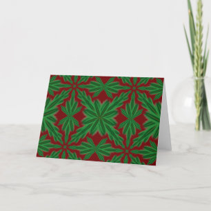 Pine Mandala Garnet Greeting Card