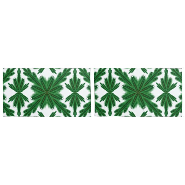 Pine Mandala King Pillowcases (Back-Set)