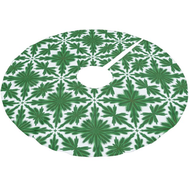 Pine Mandala Tree Skirt (Angled)