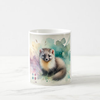 Pine Marten 081024AREF112 - Watercolor Coffee Mug