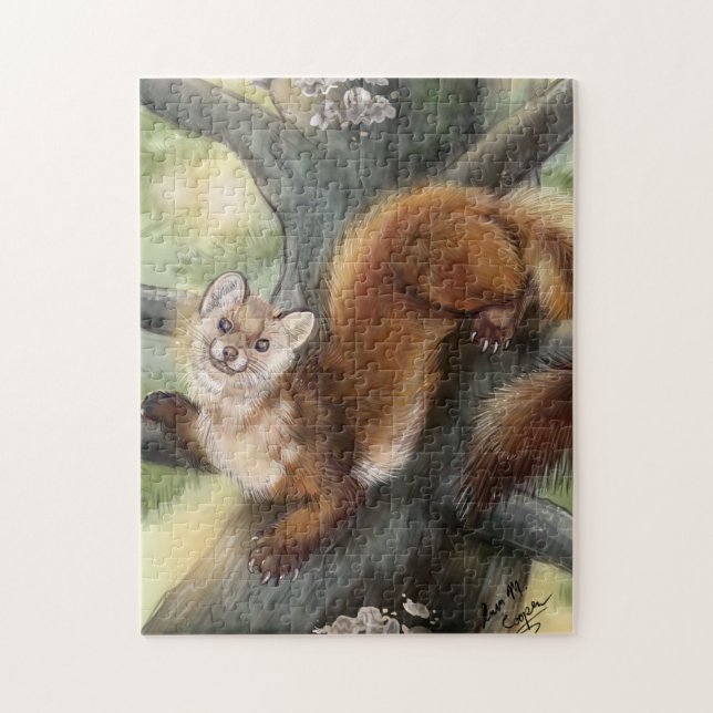Pine Marten Jigsaw Puzzle (Vertical)