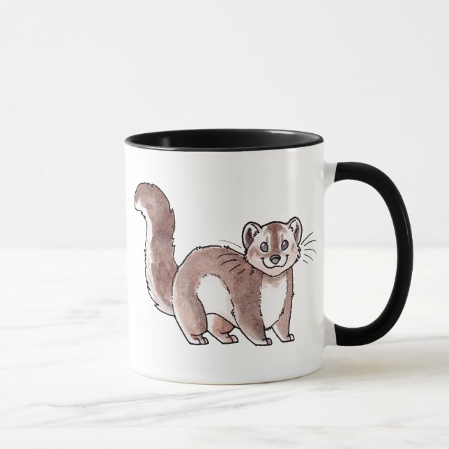Pine Marten Mug (Right)