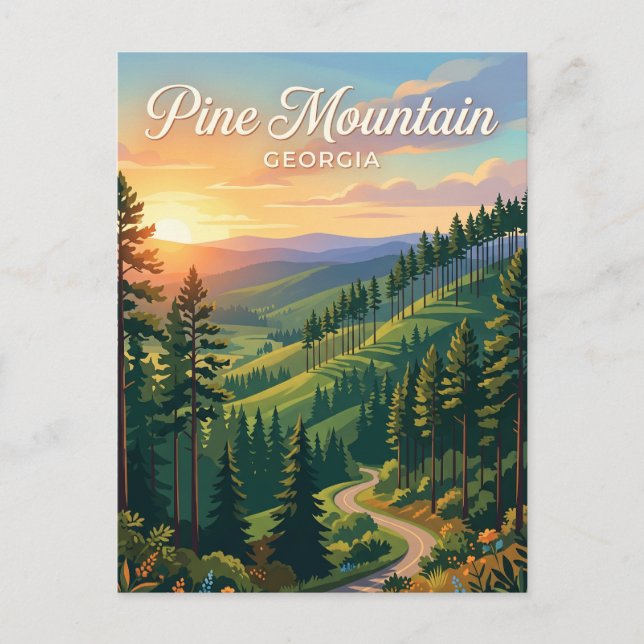 Pine Mountain Georgia Postcard (Front)