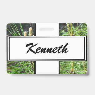 Pine Needles by Kenneth Yoncich ID Badge