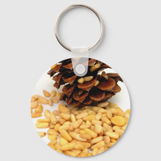 Pine Nuts Key Ring (Front)