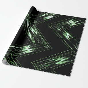 Pine Pattern in Perspective Wrapping Paper