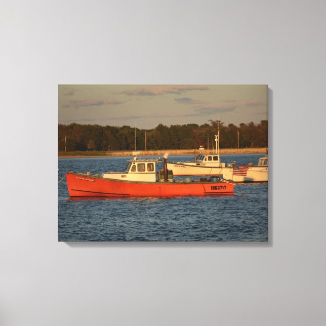 Pine Point Maine 24" x 18", 1.5", Single Canvas Print (Front)