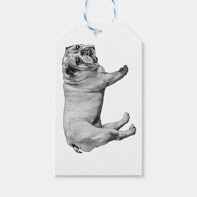 Pine-Ribbon Gift Tag (Front)