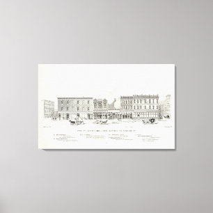 Pine South side Battery and Sansome Canvas Print