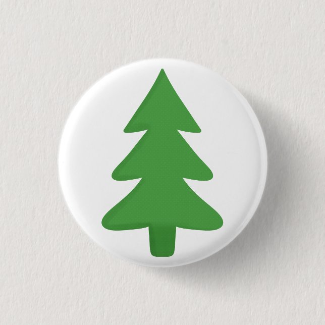 Pine Tree 3 Cm Round Badge (Front)