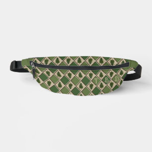 Pine Tree and Harlequin Fanny Pack