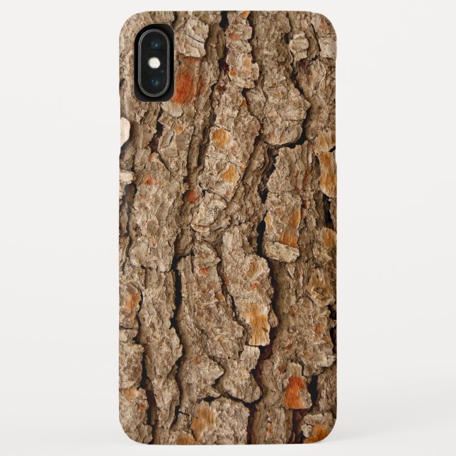 Pine Tree Bark Texture Case-Mate iPhone Case (Back)