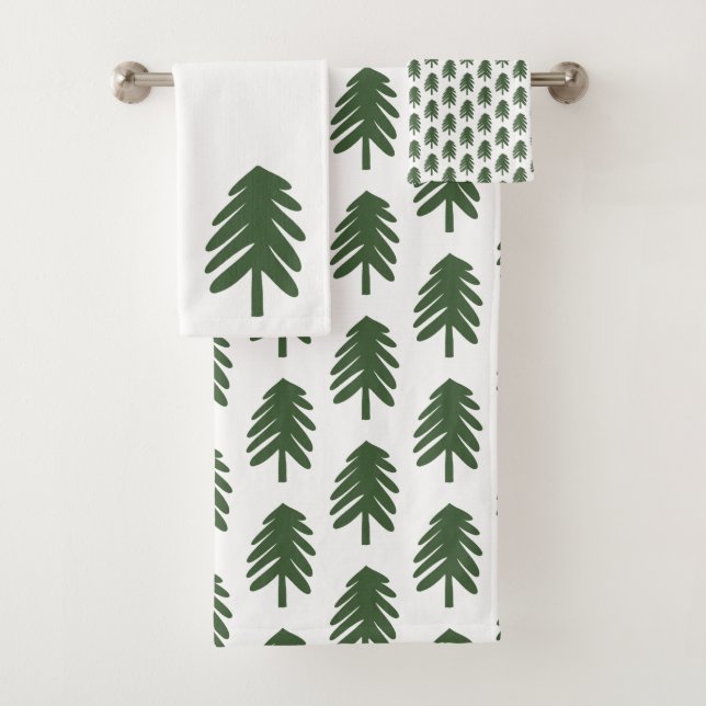 Pine Tree - Bath Towel Set (Insitu)