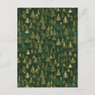 Pine Tree Chiyogami Postcard
