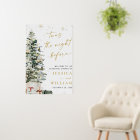 Pine Tree Christmas Rehearsal Dinner