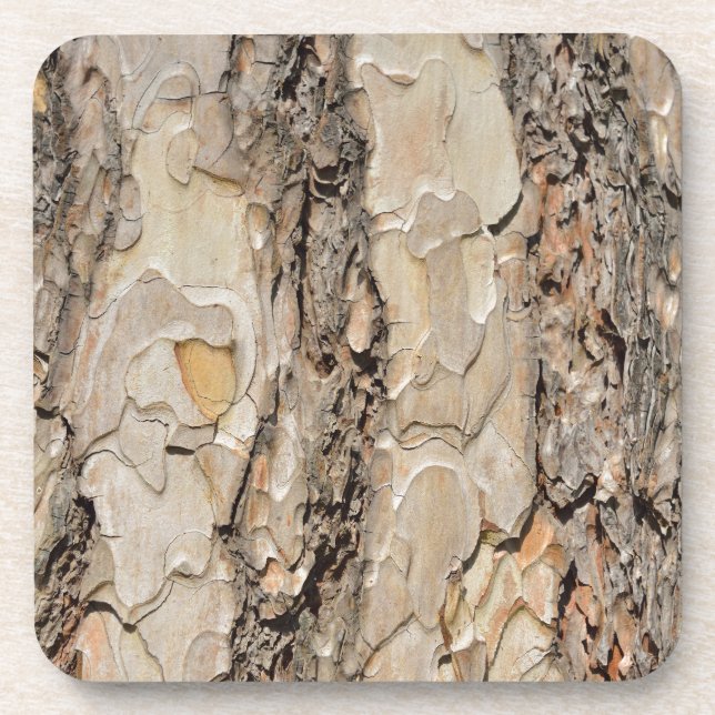 Pine tree cork coaster (Front)