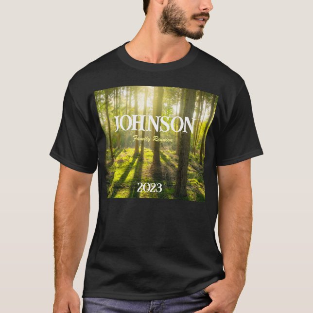 Pine Tree Family Reunion Tee- Customise T T-Shirt (Front)