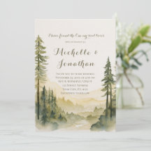Pine Tree Forest Art Bible Verse Christian Wedding