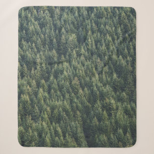 PINE TREE FOREST SHERPA BLANKET