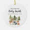 Pine Tree Forest We're Expecting Parents Ornament