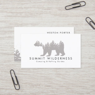 Pine-tree Grizzly Business Card