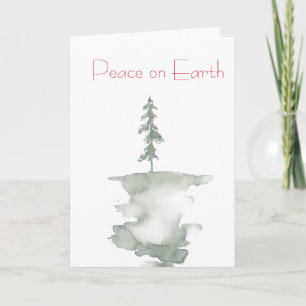 Pine Tree Holiday Card