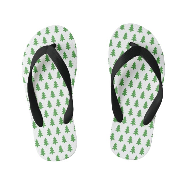 Pine Tree Kid's Flip Flops (Footbed)
