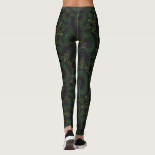 Pine tree pattern leggings